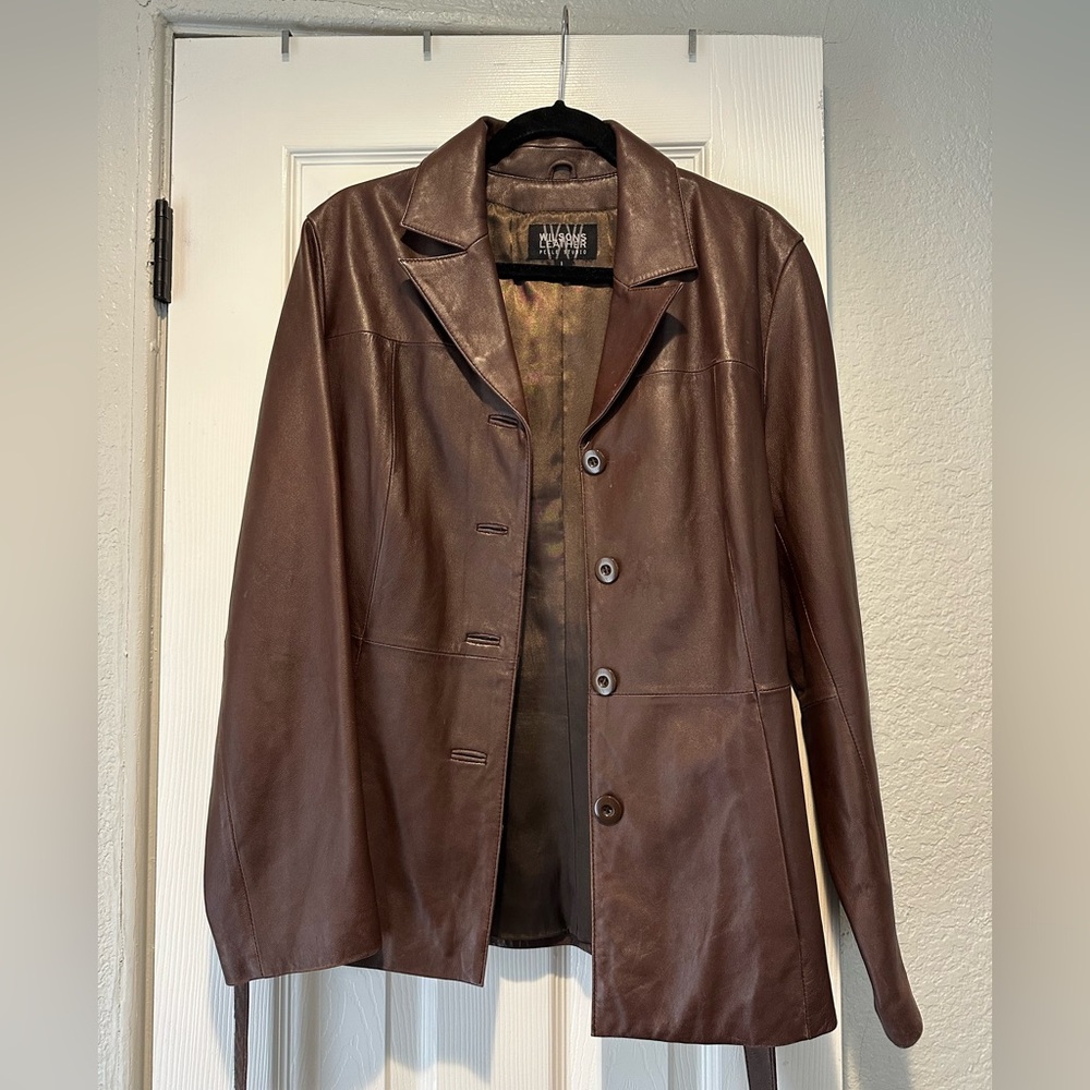 Wilson’s Leather - Brown Leather Jacket